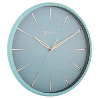 Titan Contemporary Matte Green Wall Clock with Silent Sweep Technology