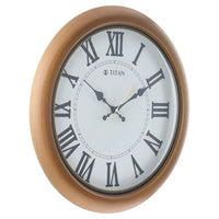 Titan Classic White Wall Clock with Silent Sweep Technology
