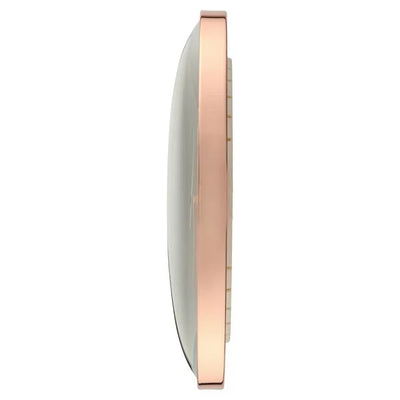 Titan Metallic Luxurious Wall Clock with Crystal-Clear Domed Glass