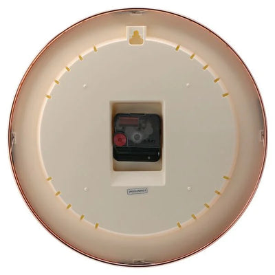 Titan Metallic Luxurious Wall Clock with Crystal-Clear Domed Glass