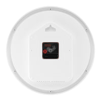 Titan White Wall Clock with Night-Time Illumination