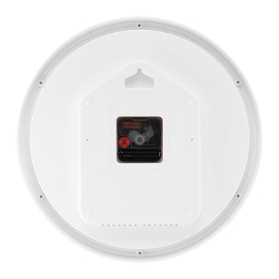 Titan White Wall Clock with Night-Time Illumination