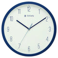 Titan Contemporary White Wall Clock with Silent Sweep Technology