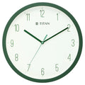 Titan Contemporary White Wall Clock with Silent Sweep Technology