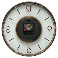 Titan Glass-Wood Fusion Wall Clock