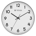 Titan Modern White Wall Clock with Silent Sweep Technology