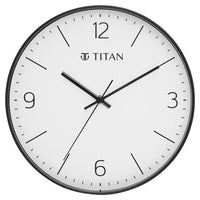 Titan Modern White Wall Clock with Silent Sweep Technology