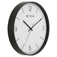 Titan Modern White Wall Clock with Silent Sweep Technology