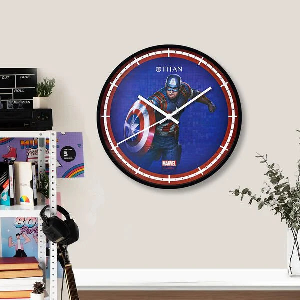 Titan Marvel Avengers Captain America Wall Clock