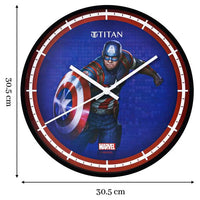 Titan Marvel Avengers Captain America Wall Clock