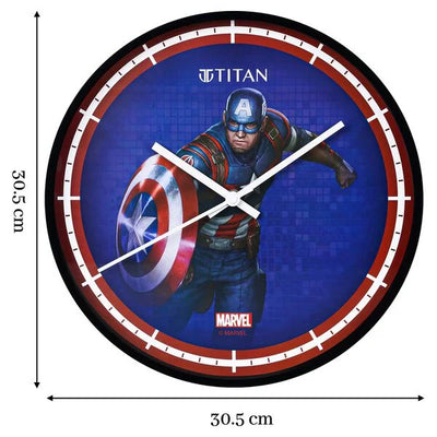 Titan Marvel Avengers Captain America Wall Clock