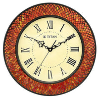 Titan Red Mosaic Moments Wall Clock