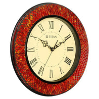 Titan Red Mosaic Moments Wall Clock