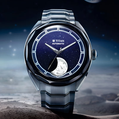 Titan Stellar Luna Aventurine Automatic Watch